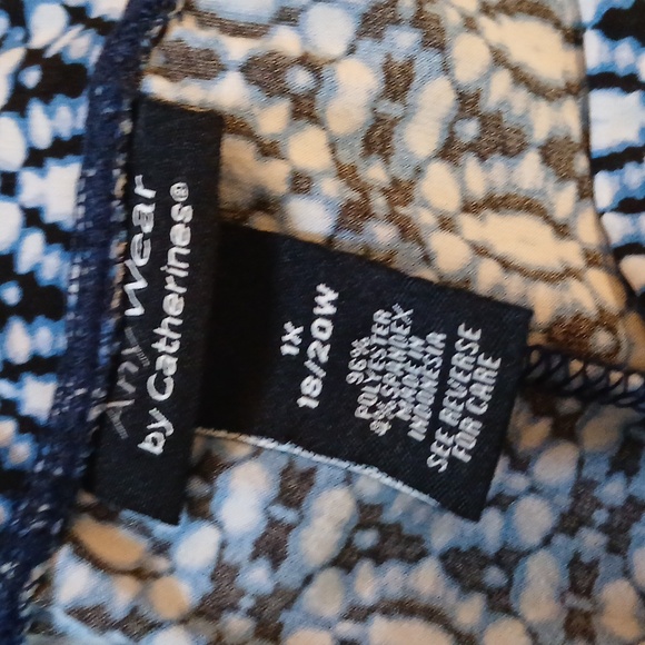 NWOT AnyWear by Catherine Blouse with matching pants outfit - Picture 5 of 8